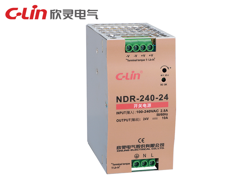 NDR-240W導軌式開關(guān)電源