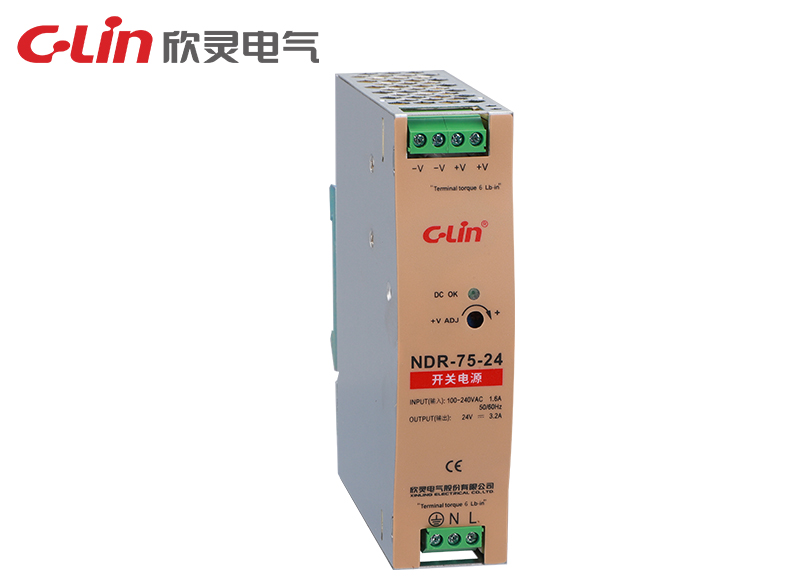 NDR-75W導軌式開關(guān)電源