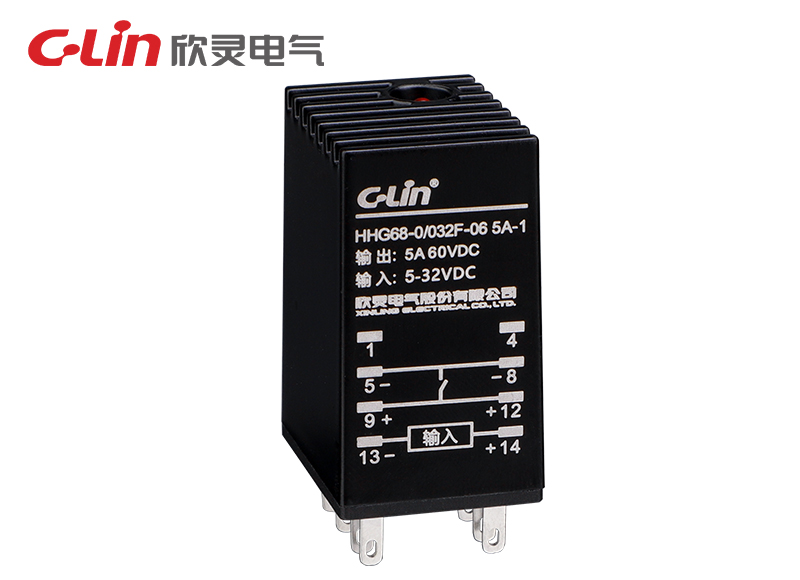 HHG68-0/032F-06 3-8A-1(SSR-DD)單相固體繼電器(直流控制直流)